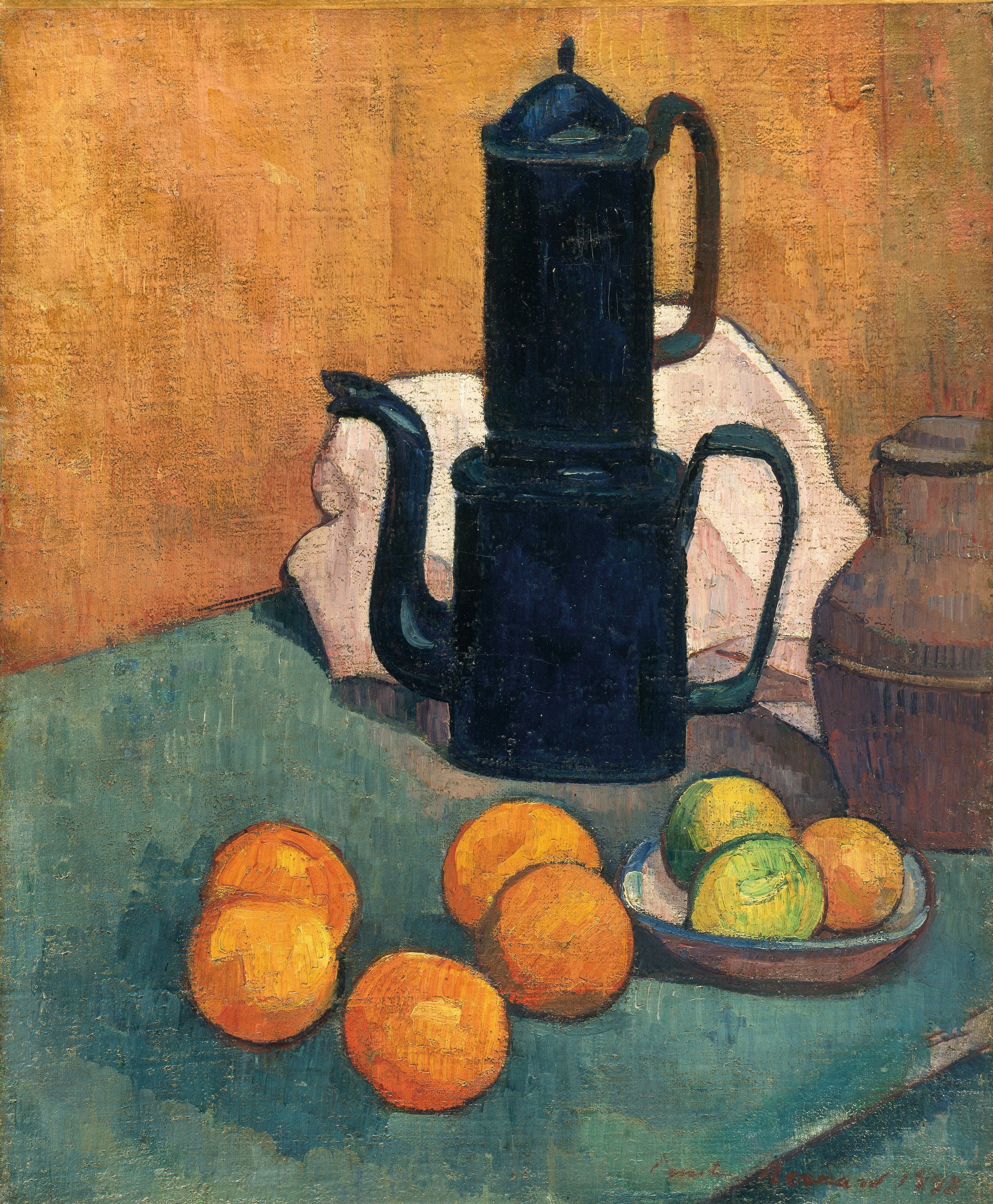 La cafetière bleue - Émile Bernard - Alpha Reproduction
