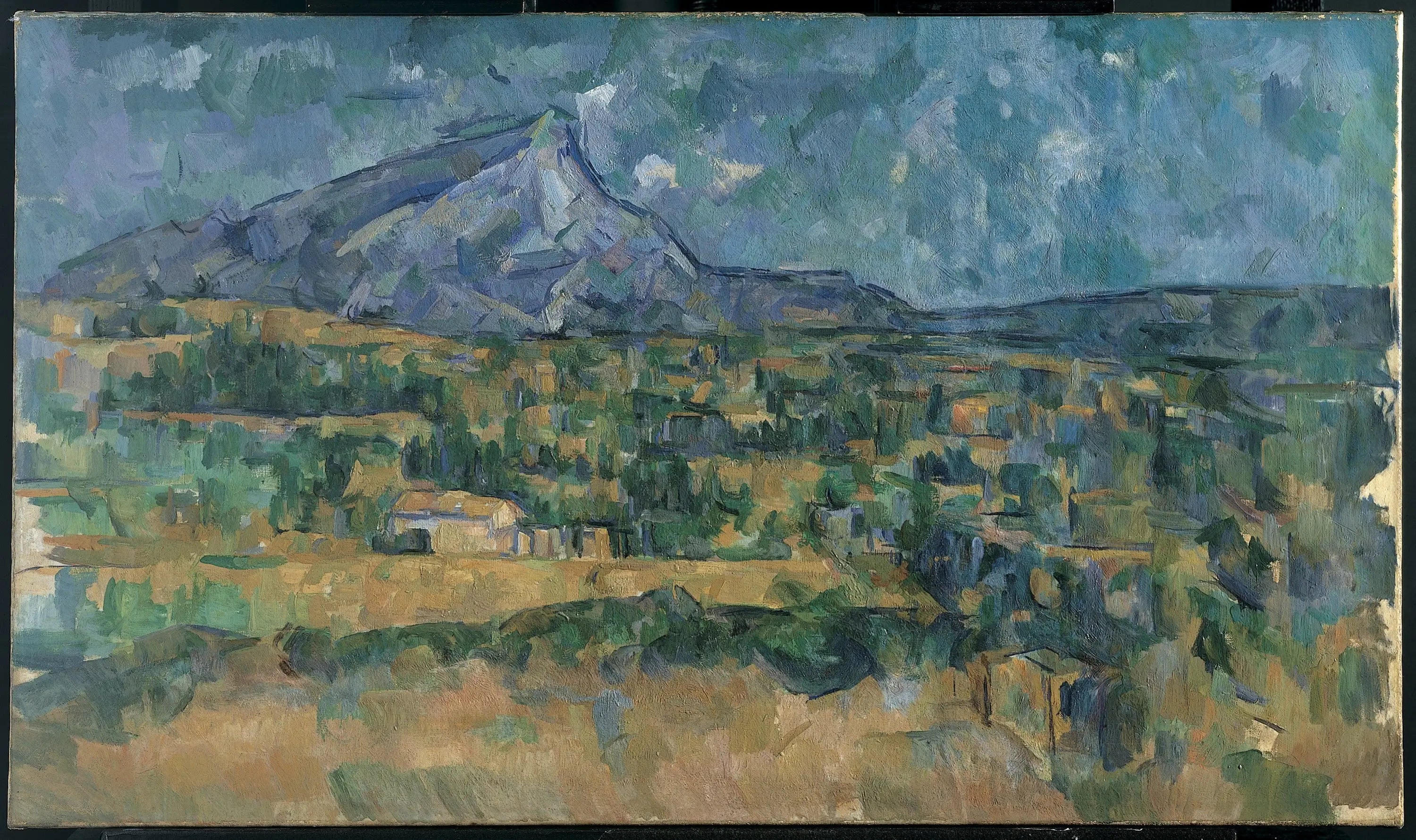Reproduction du tableau « La Montagne Sainte-Victoire vue des Lauves - Paul Cézanne » par Alpha Reproduction en peinture à l’huile