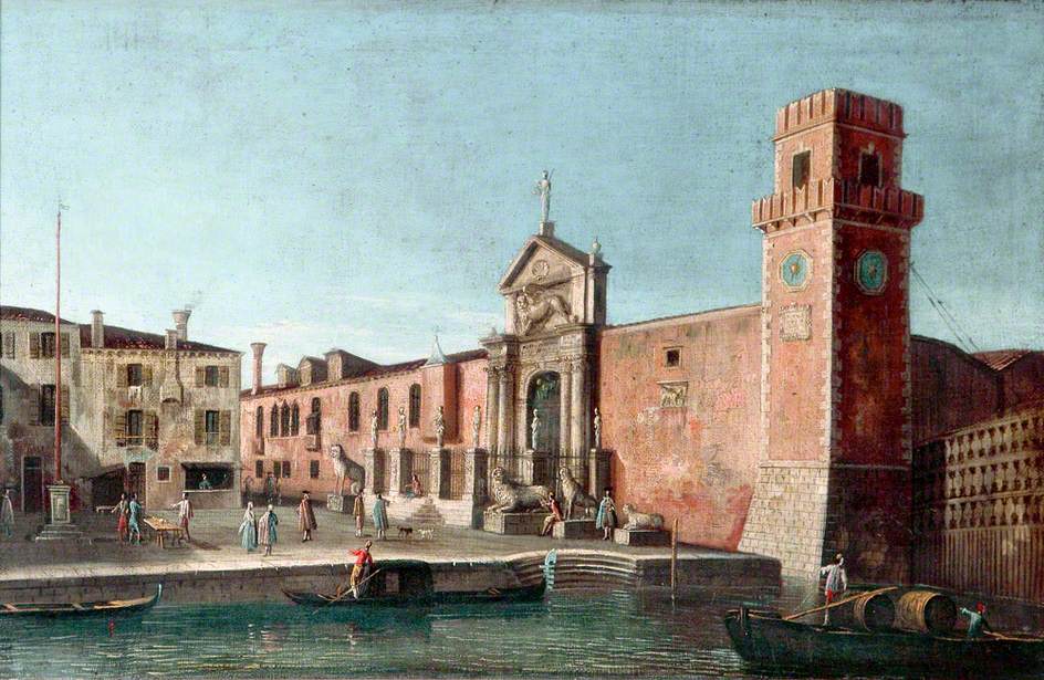 Venise : L'Arsenal - Canaletto