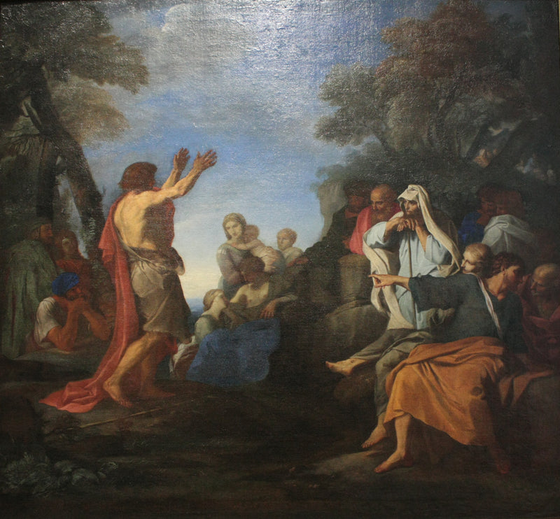 Prédication de Saint Jean Baptiste - Carlo Maratta