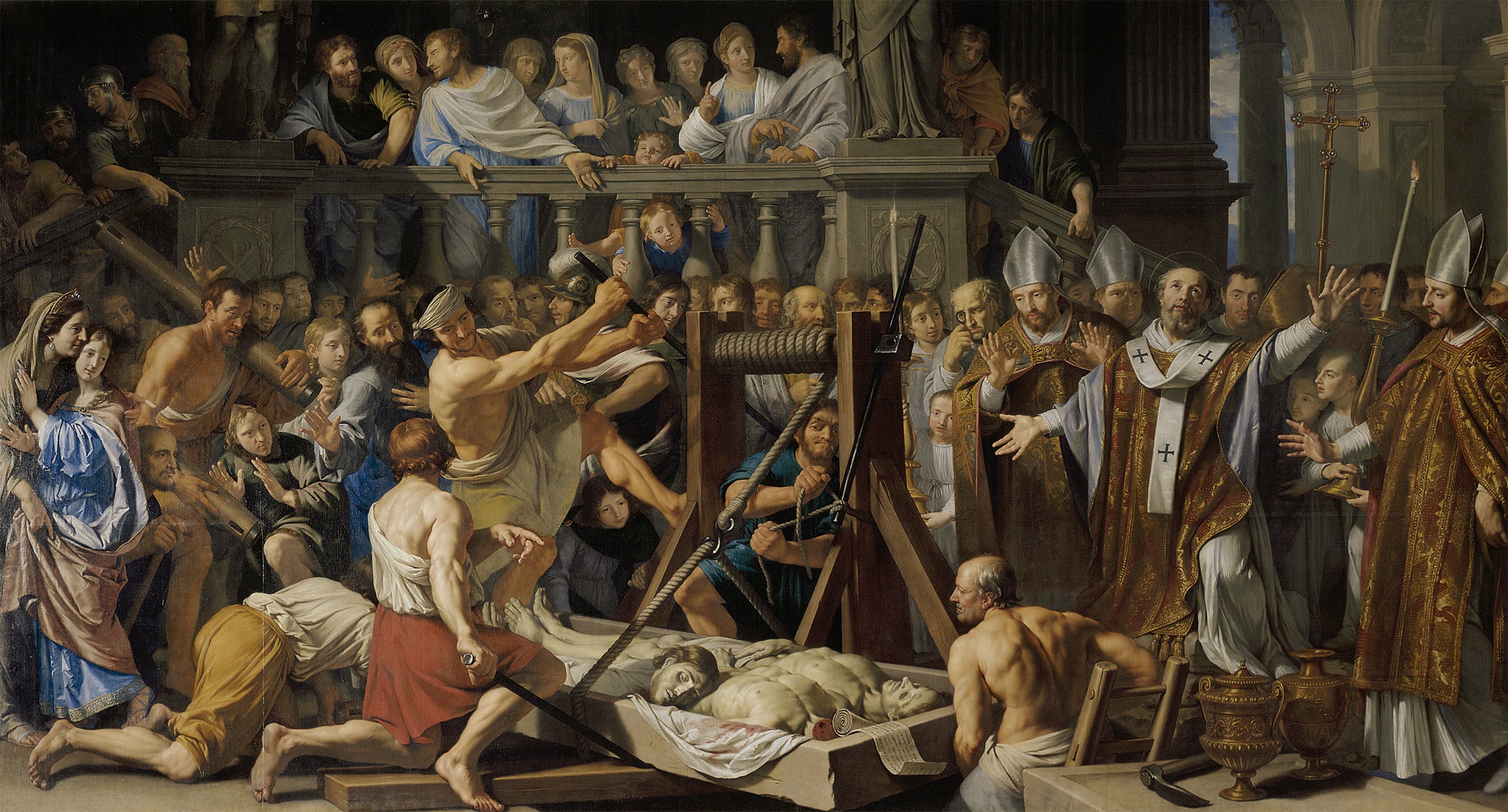 L'Invention des reliques de saint Gervais et saint Protais - Philippe de Champaigne