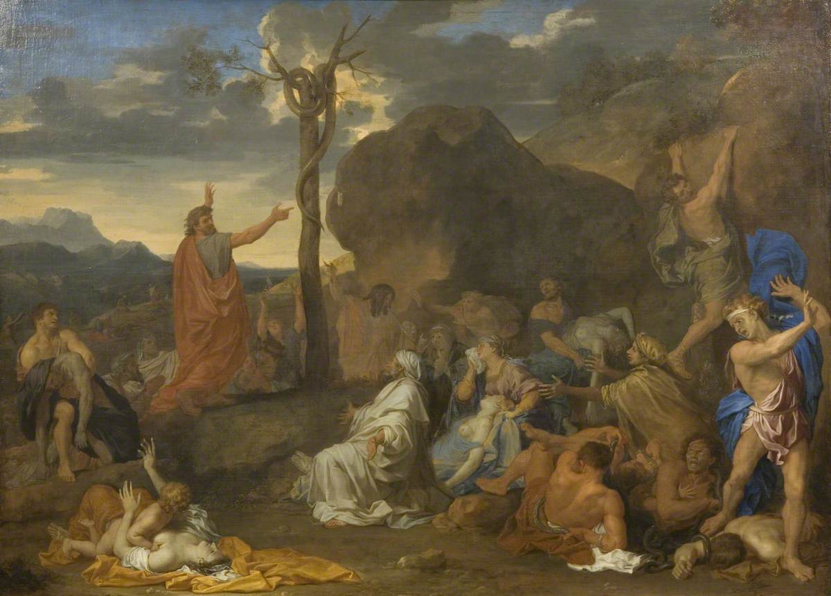 Le serpent d'airain - Charles Le Brun