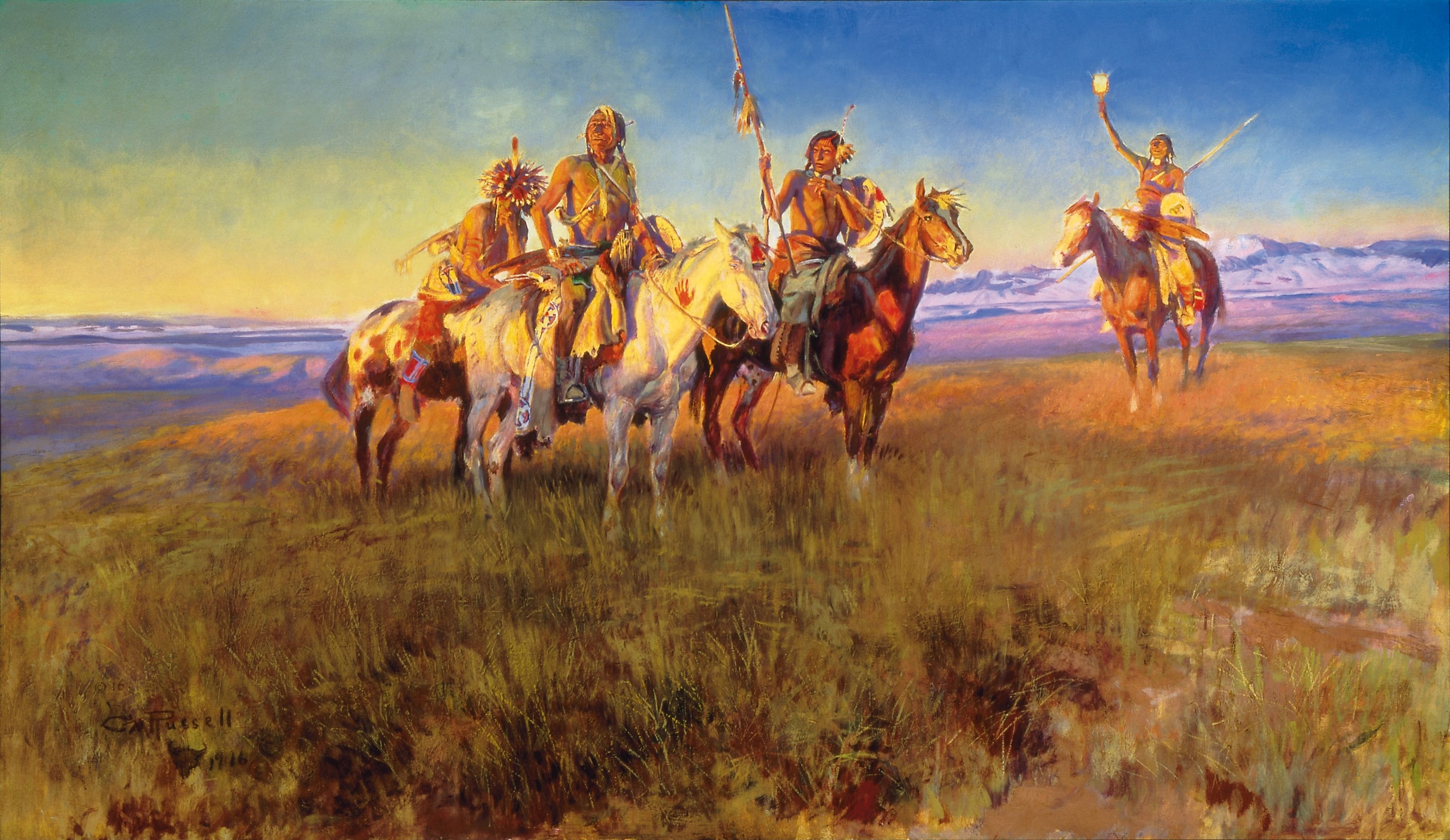 Red Man’s Wireless - Charles Marion Russell