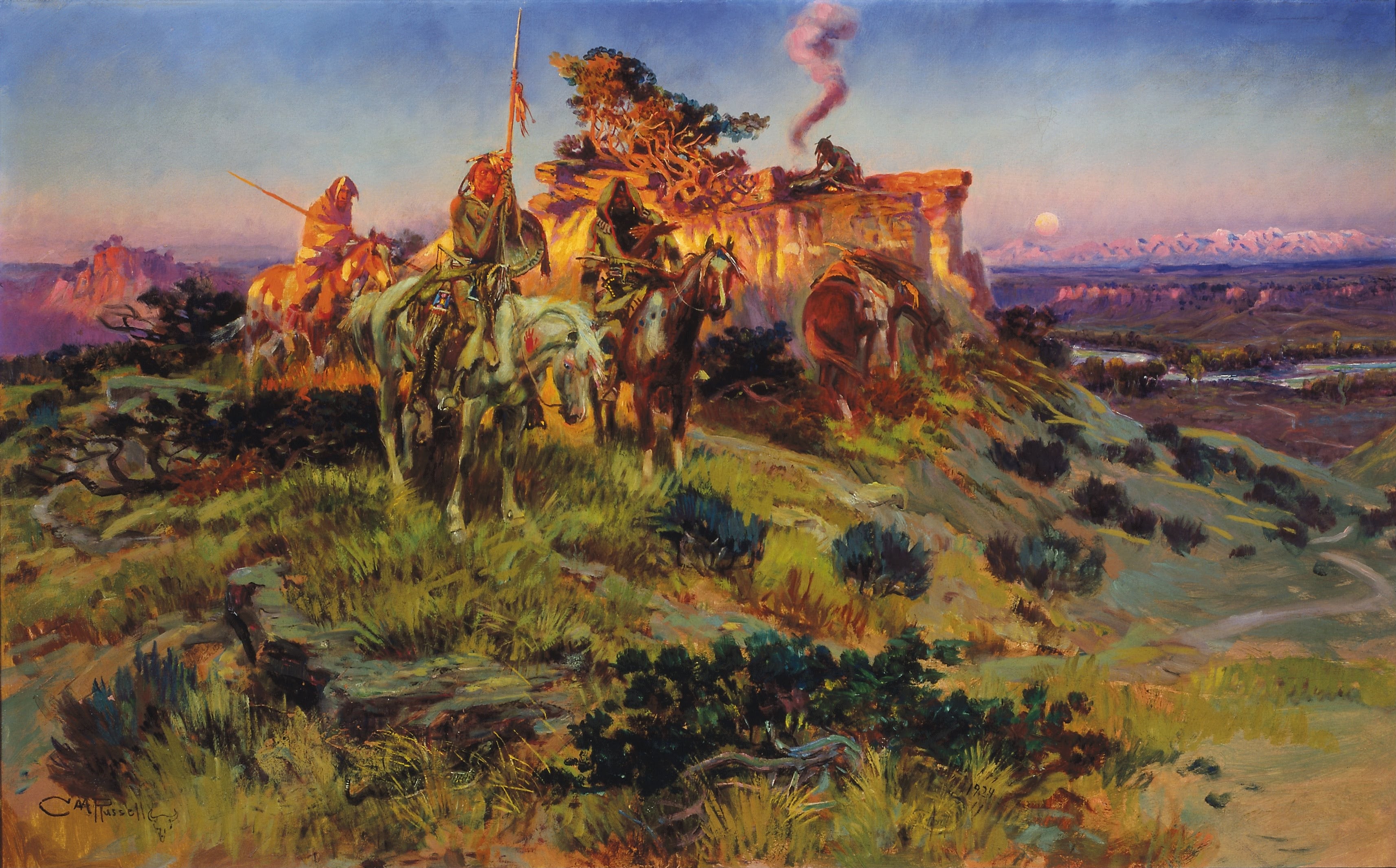 Parler de fumée - Charles Marion Russell