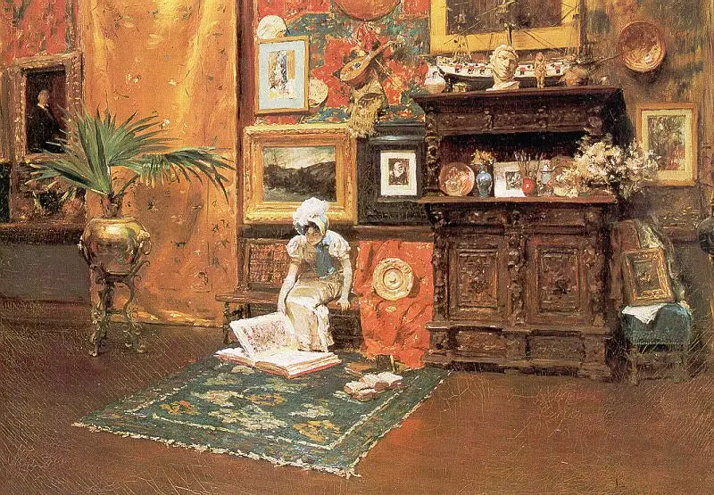 アトリエの内部 - ウィリアム・メリット・チェイス

Source:
Intérieur d'atelier - William Merritt Chase