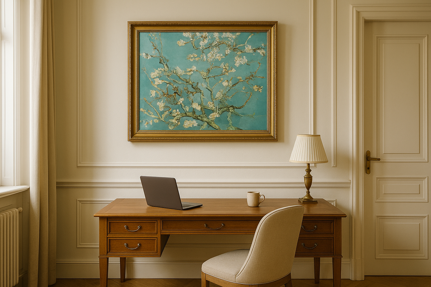 🖼️ アーモンドの花 – ヴィンセント・ヴァン・ゴッホ (1890)