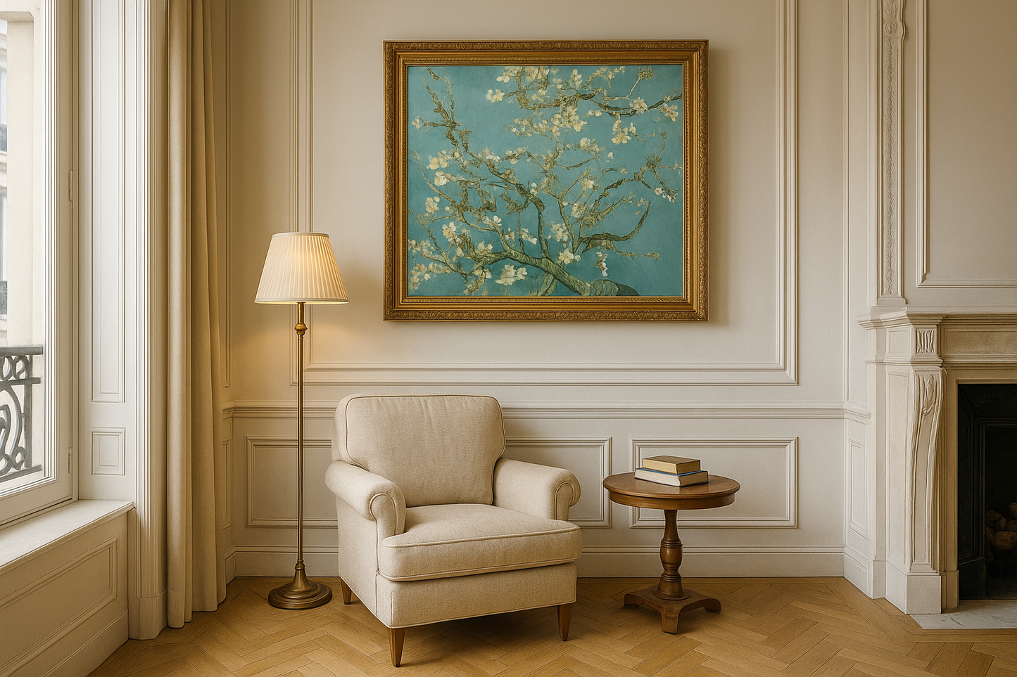 🖼️ アーモンドの花 – ヴィンセント・ヴァン・ゴッホ (1890)