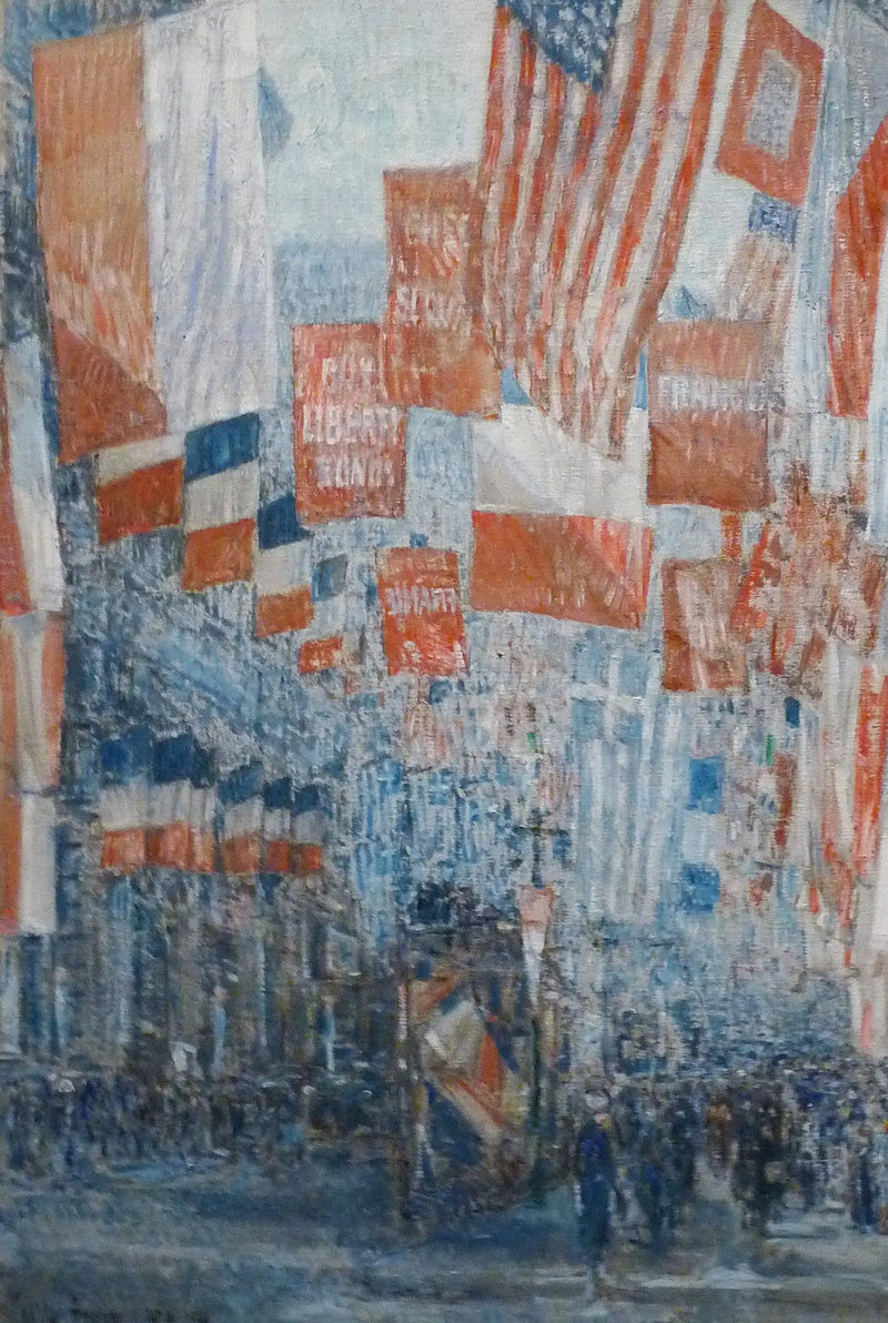 アベニュー・デ・アリエ、5番街、ニューヨーク - チルド・ハッサム

Source:
L'Avenue des Alliés, 5e avenue, New York - Childe Hassam