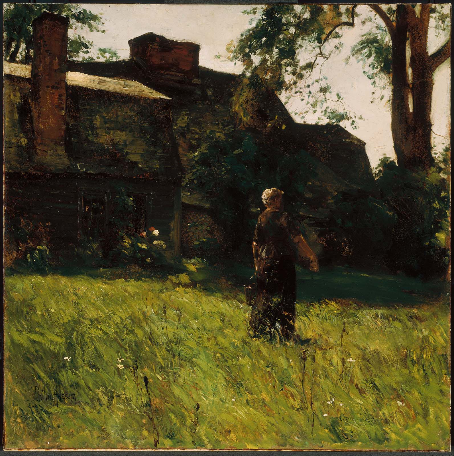 Ancienne maison Fairbanks, Dedham, Massachusetts - Childe Hassam