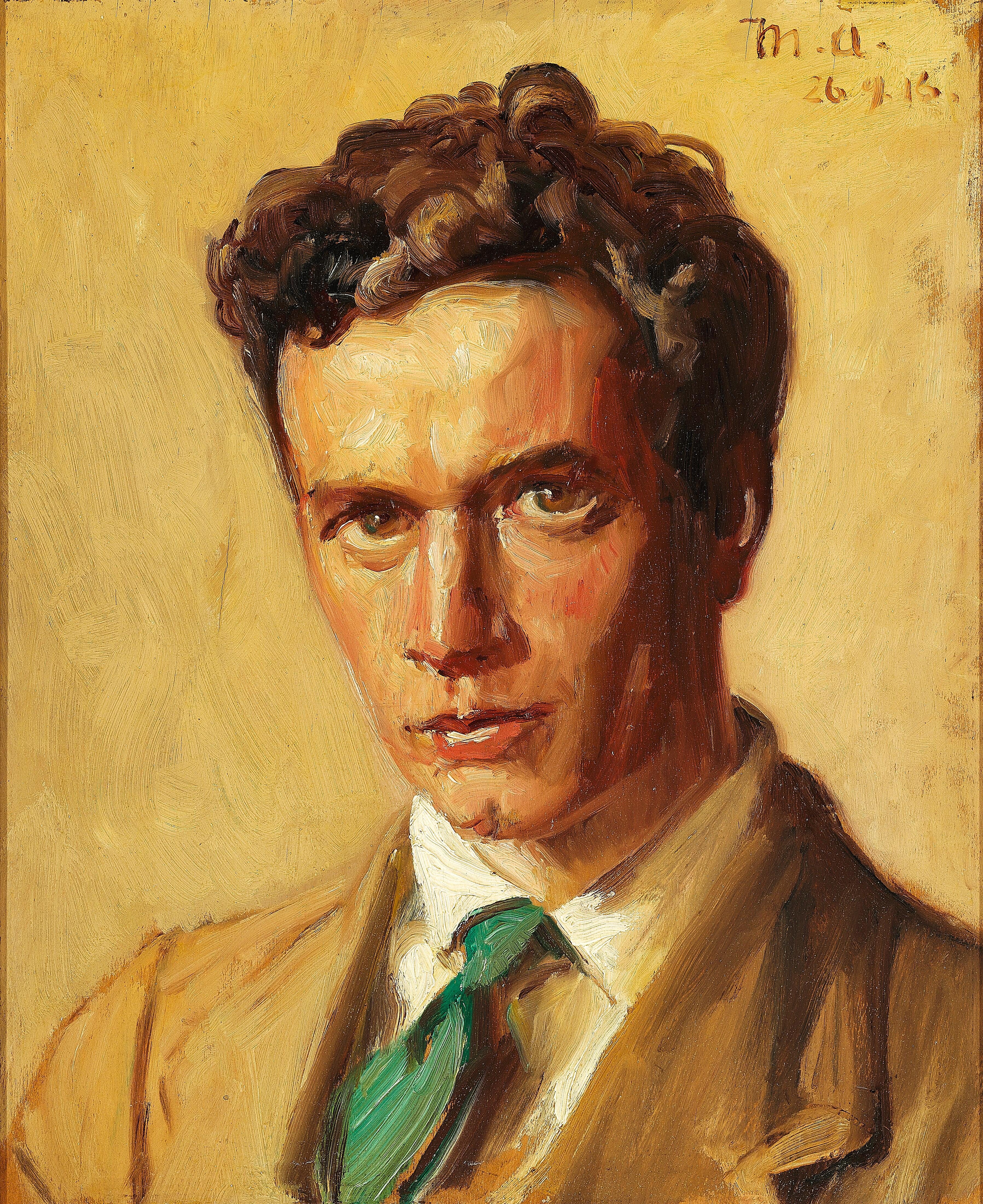 Portrait de l'orfèvre Chr. Fjerdingstad, Skagen. - Michael Peter Ancher