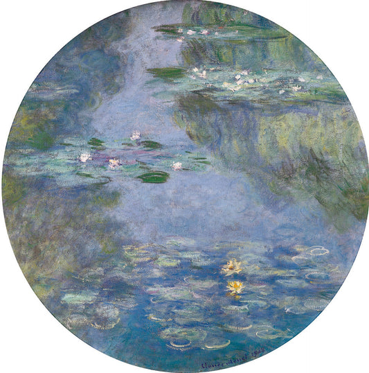 🎨 睡蓮（丸型）– クロード・モネ、1908年