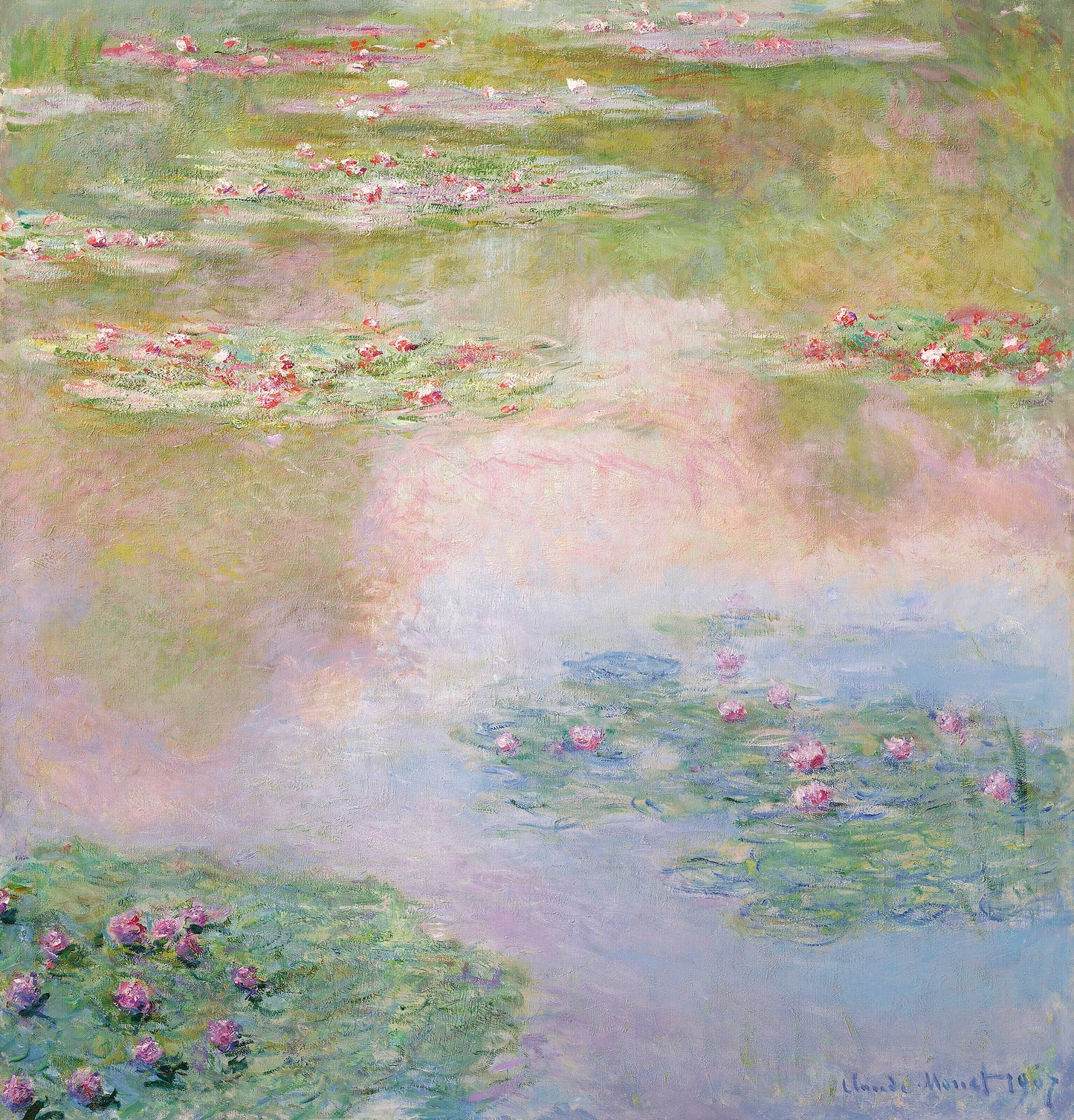 🌸 睡蓮 (1907) – クロード・モネ (W 1698)