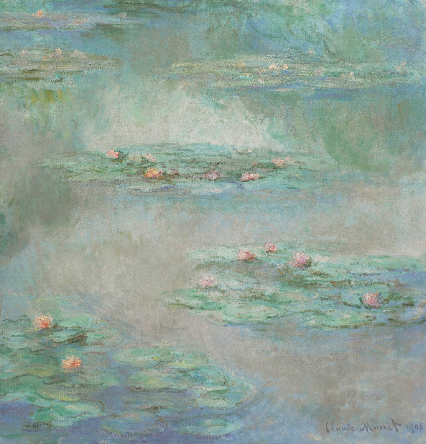 睡蓮、1908年 – クロード・モネ
