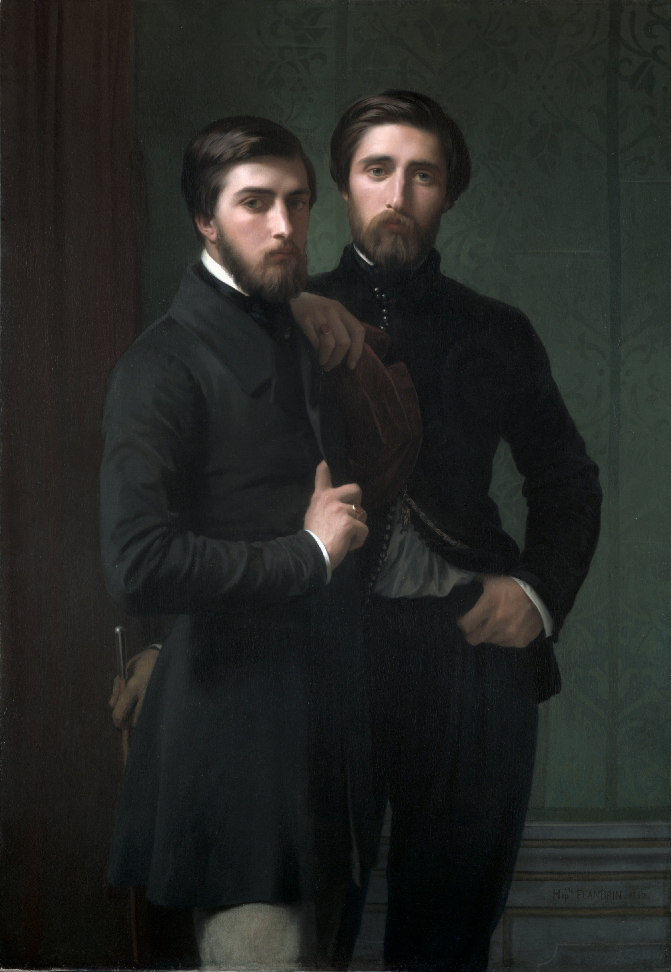 René-Charles Dassy et son frère Jean-Baptiste-Claude-Amédé Dassy - Hippolyte Flandrin