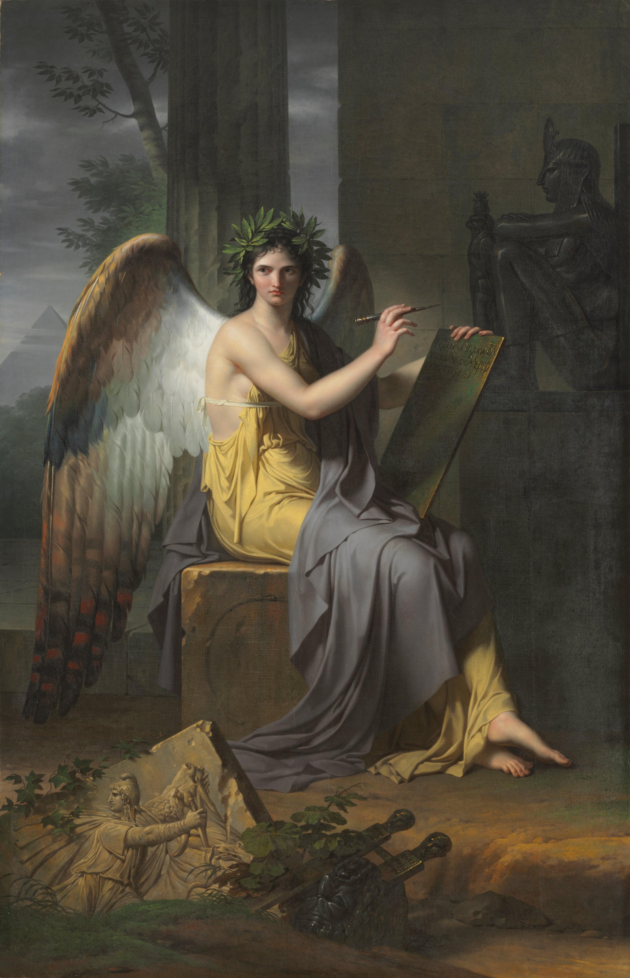 Clio, muse qui préside à l’Histoire - Charles Meynier
