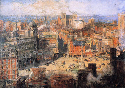 Columbus Circle - Colin Campbell Cooper - Alpha Reproduction