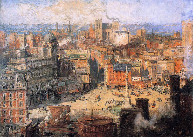 Columbus Circle - Colin Campbell Cooper