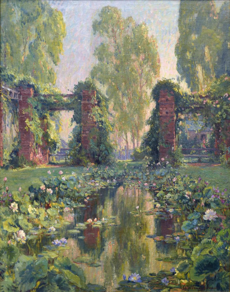 La piscine aux lotus, El Encanto, Santa Barbara - Colin Campbell Cooper