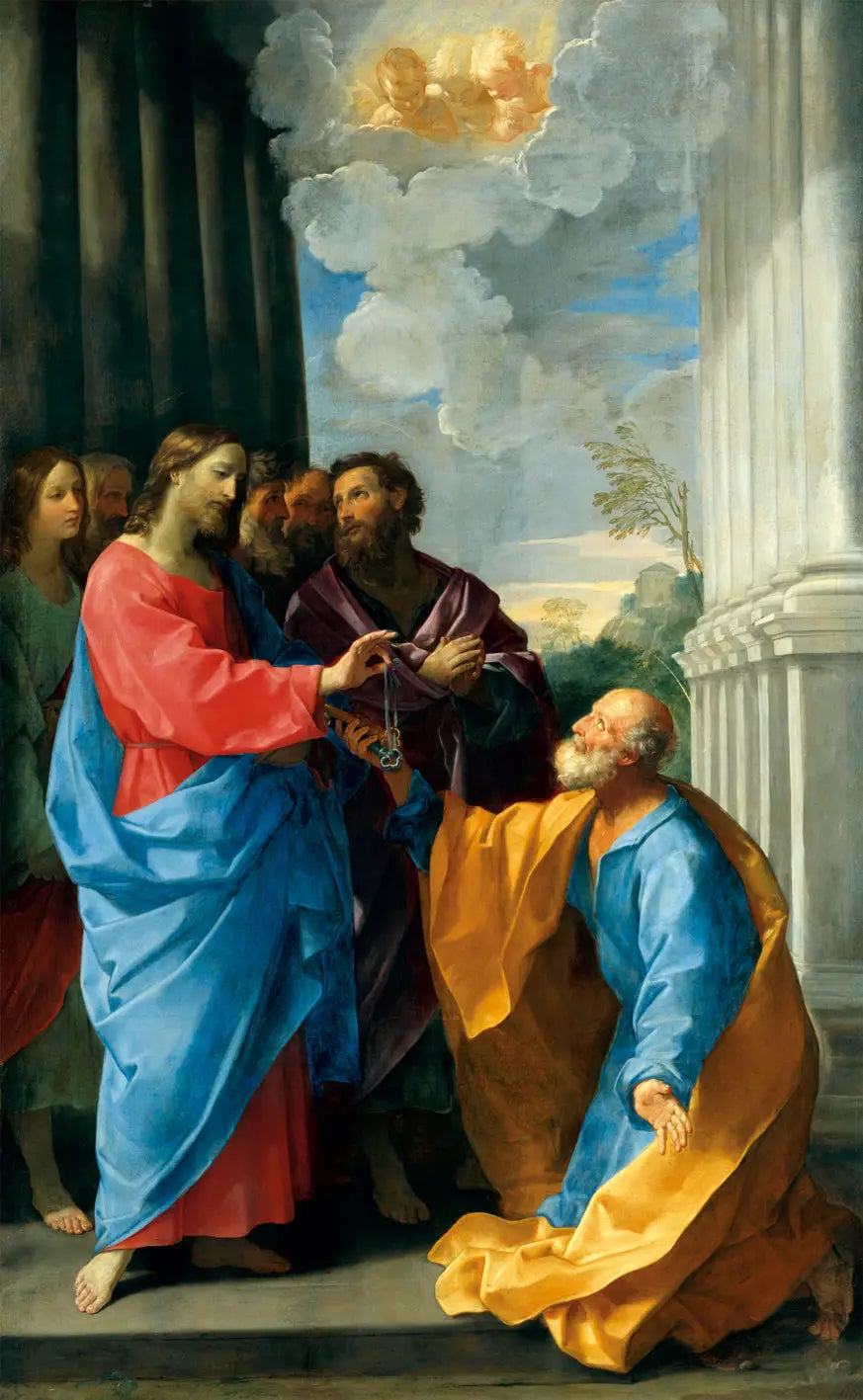 Le Christ remettant les clés à saint Pierre - Guido Reni - Alpha Reproduction