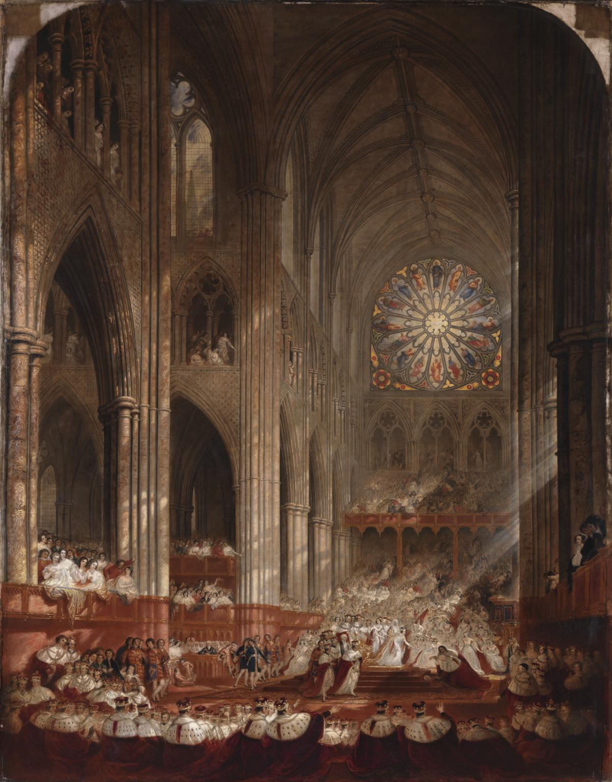 Le Couronnement de la reine Victoria - John Martin