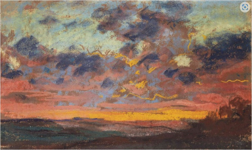 🌇 夕焼け – クロード・モネ（約1868年）