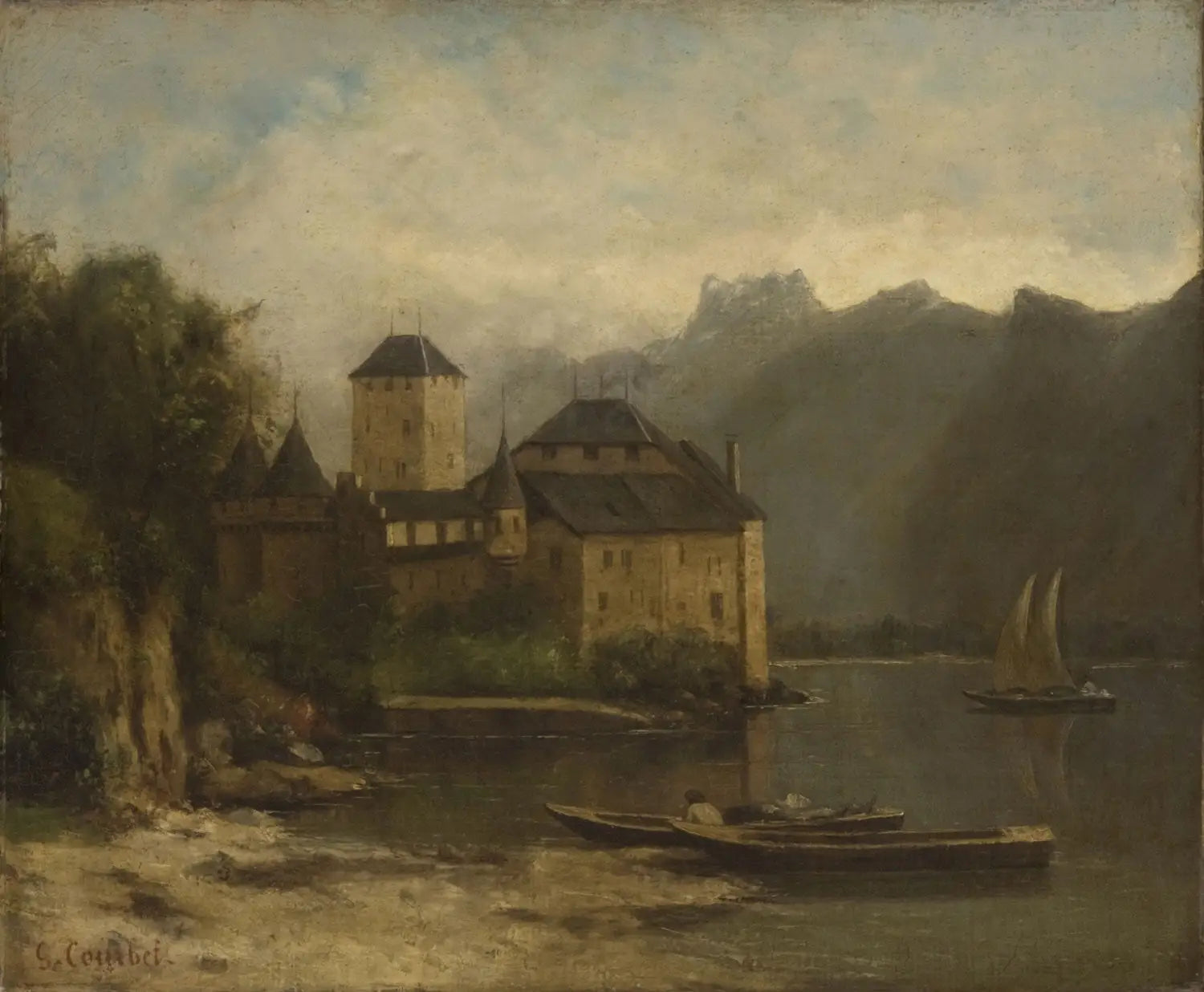 Château Chillon - Gustave Courbet - Alpha Reproduction