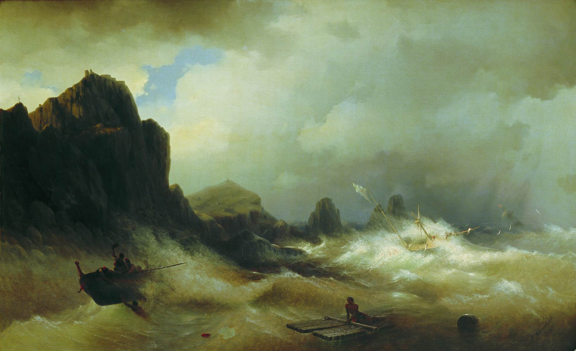 Naufrage - Ivan Aïvazovski