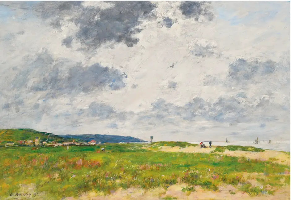 Reproduction du tableau « Deauville, La Dune - Eugène Boudin » par Alpha Reproduction en peinture à l’huile