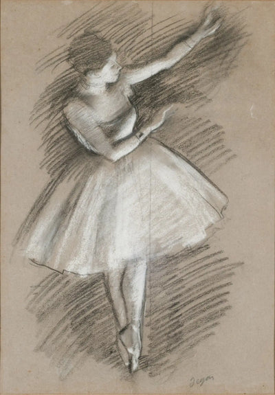 Reproduction du tableau « danseuse en blanc - Edgar Degas » par Alpha Reproduction en peinture à l’huile