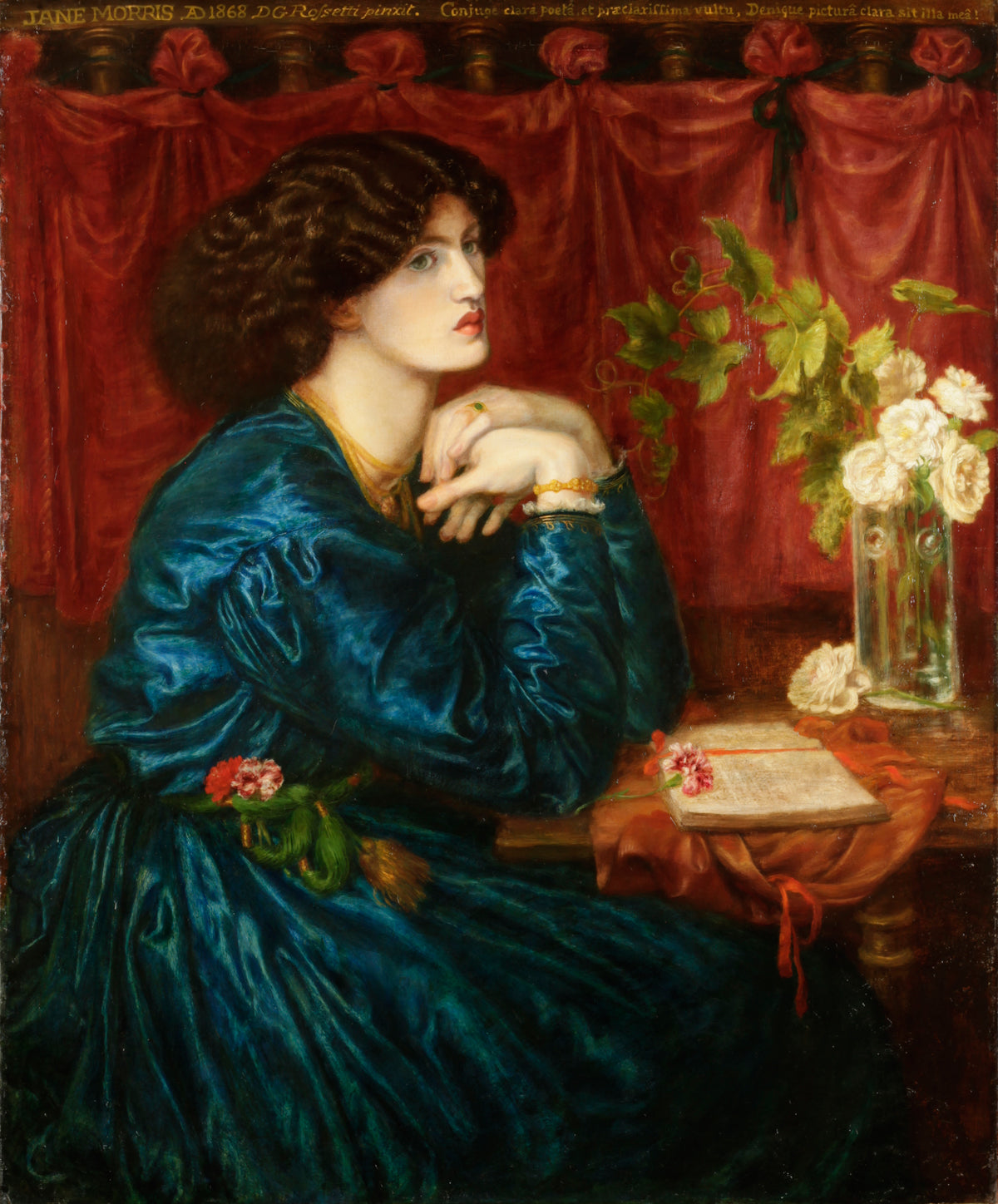 Mme William Morris - Dante Gabriel Rossetti - Alpha Reproduction