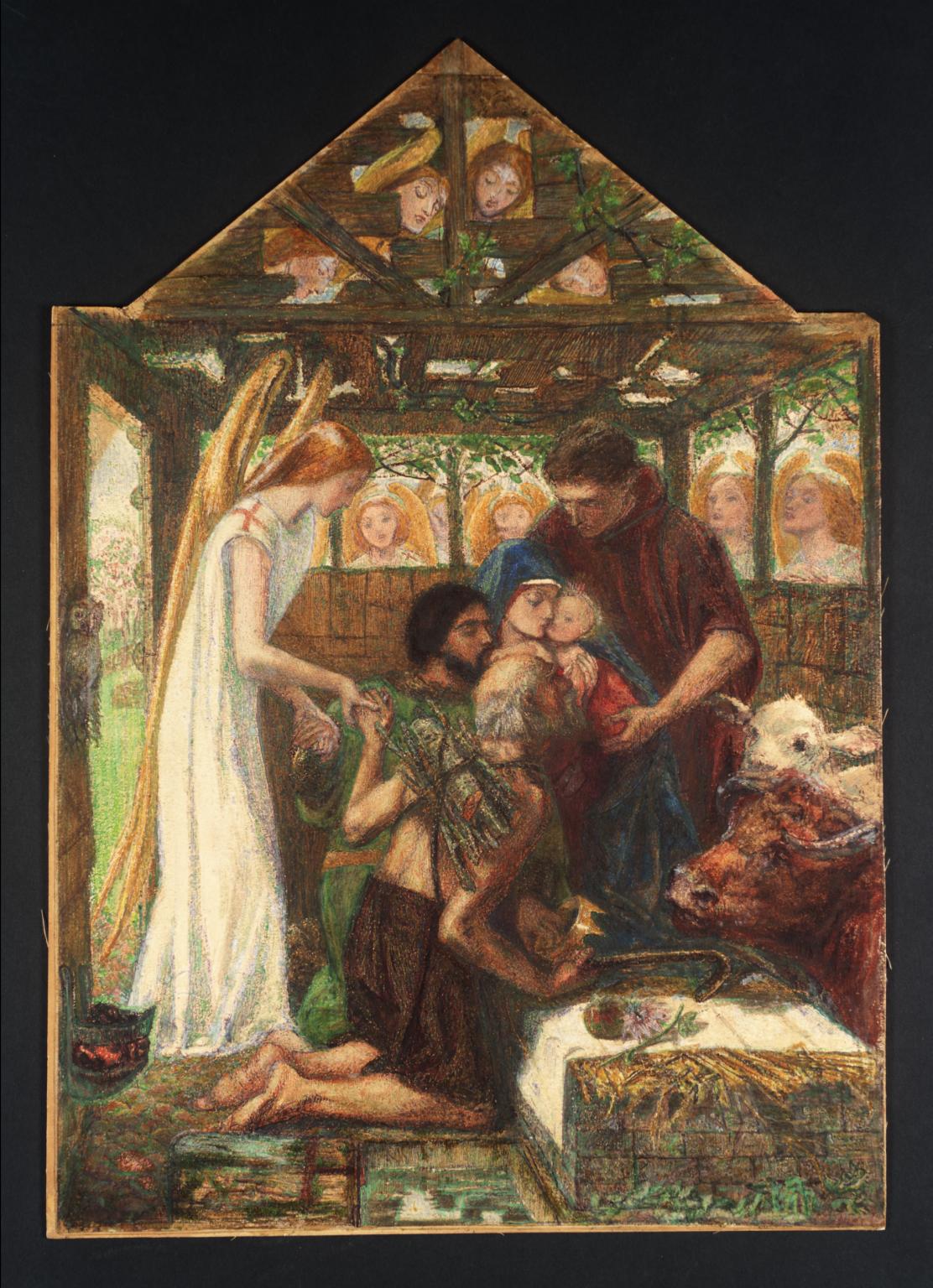 L’adoration - Dante Gabriel Rossetti - Alpha Reproduction