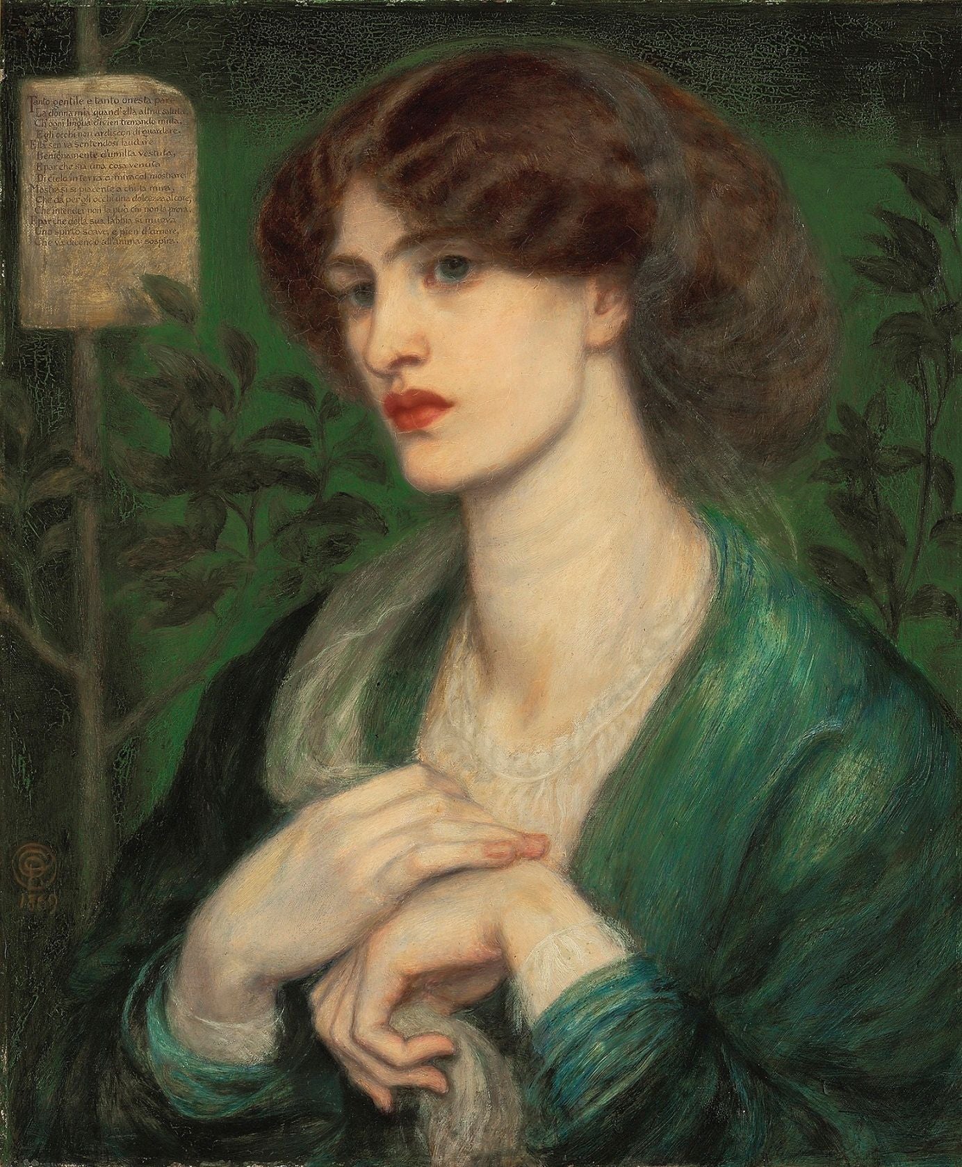 La Salutation de Béatrice - Dante Gabriel Rossetti - Alpha Reproduction