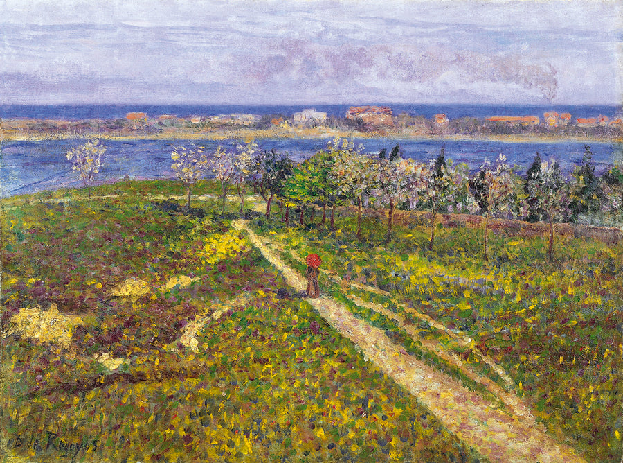 Les amandiers en fleurs - Darío de Regoyos