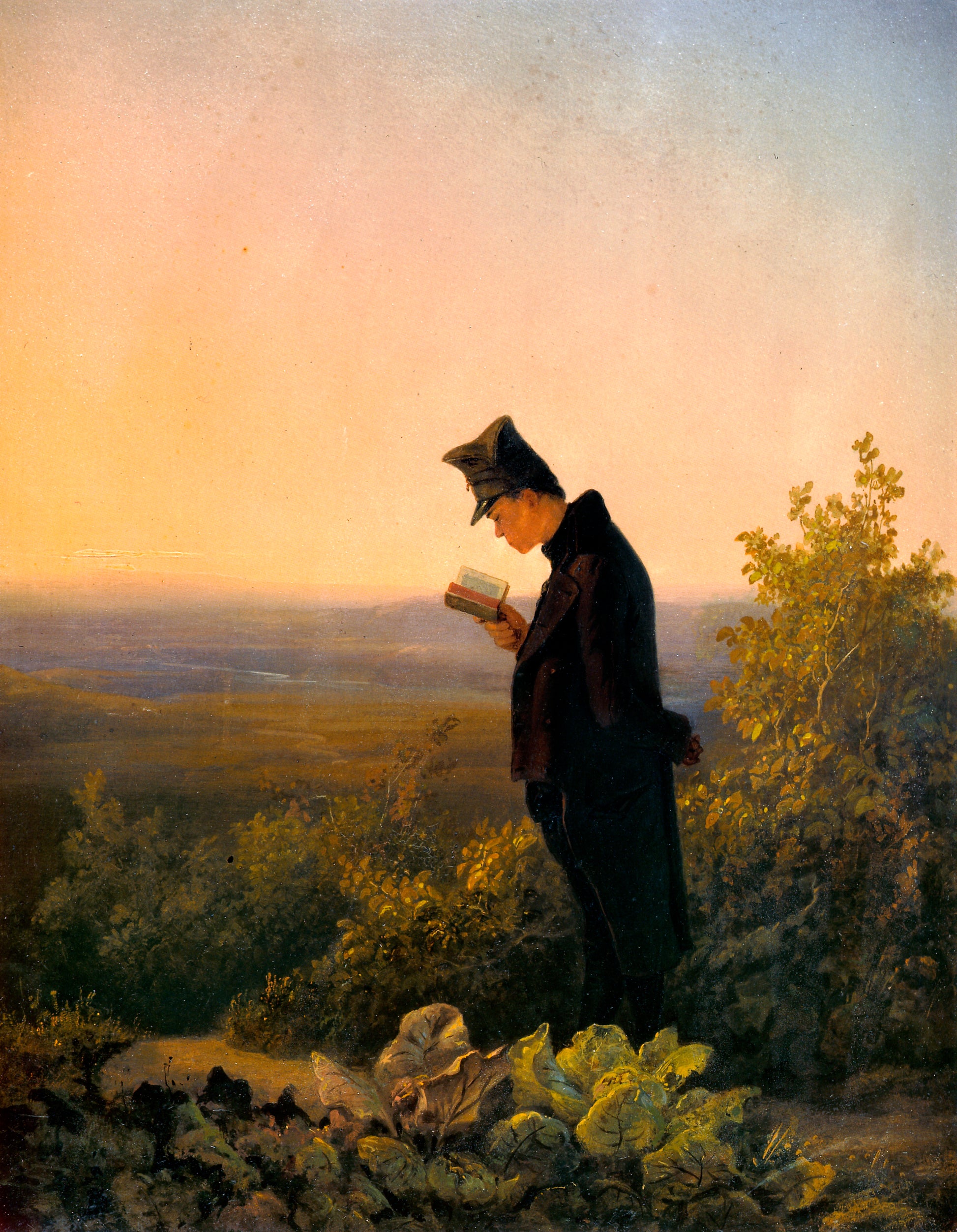ブレヴィアリの読書、夕方 - カール・スピッツヴェグ