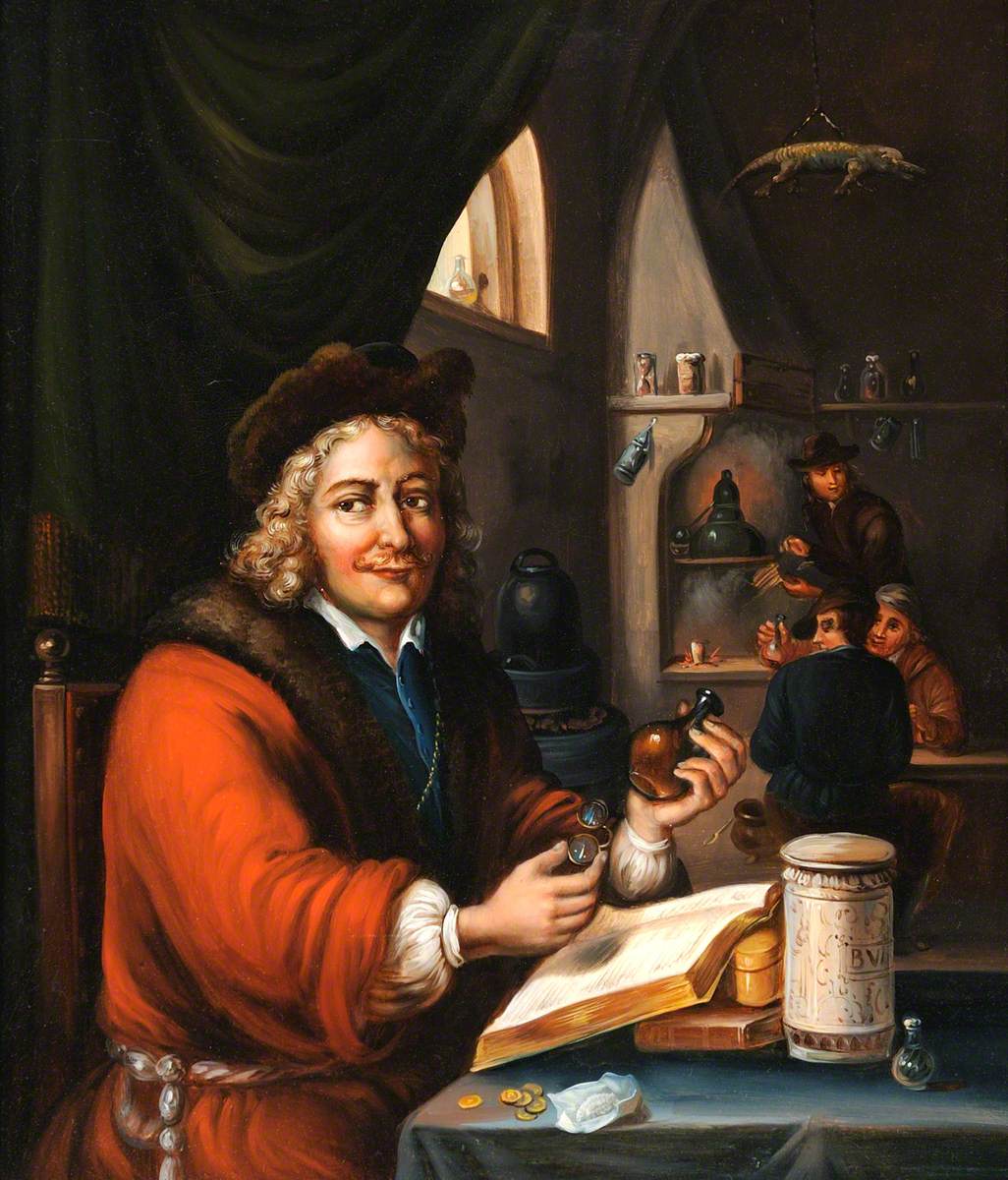 Un alchimiste dans son laboratoire - David Teniers le Jeune