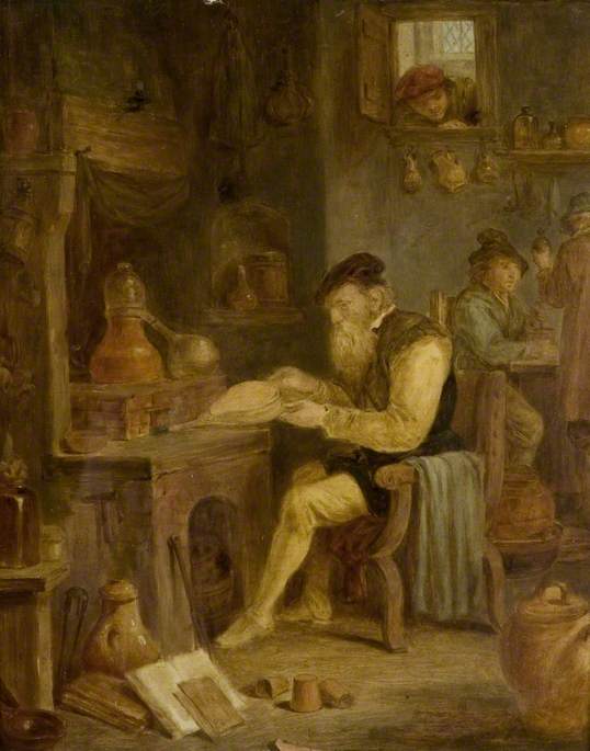 L'Alchimiste - David Teniers le Jeune