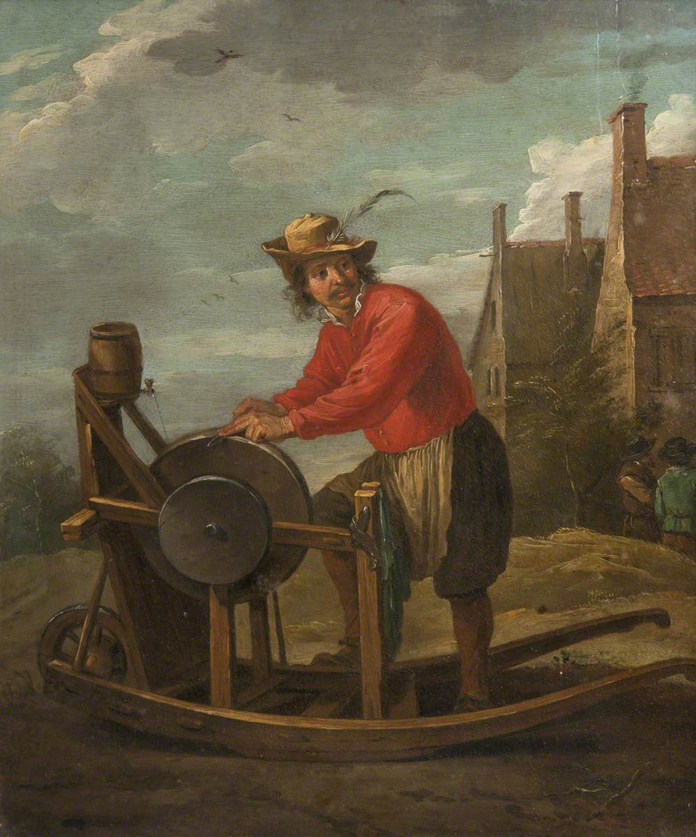 Le rémouleur de couteaux - David Teniers le Jeune