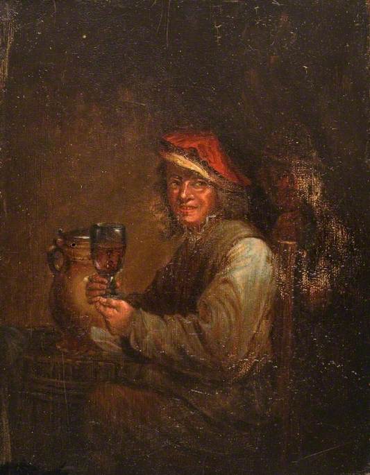 Homme buvant - David Teniers le Jeune