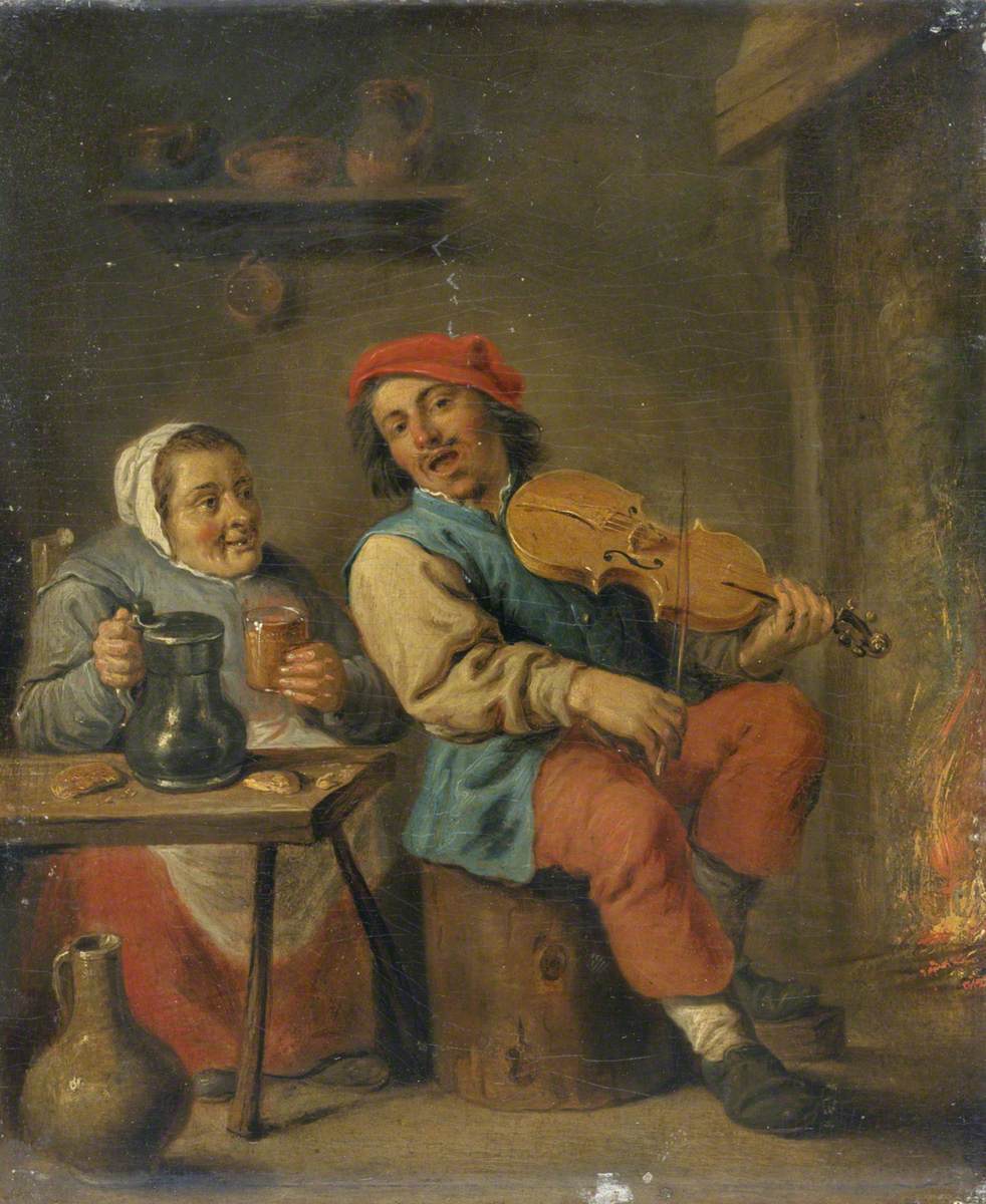 Le violoniste - David Teniers le Jeune
