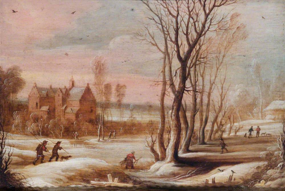 Paysage d'hiver - David Teniers le Jeune