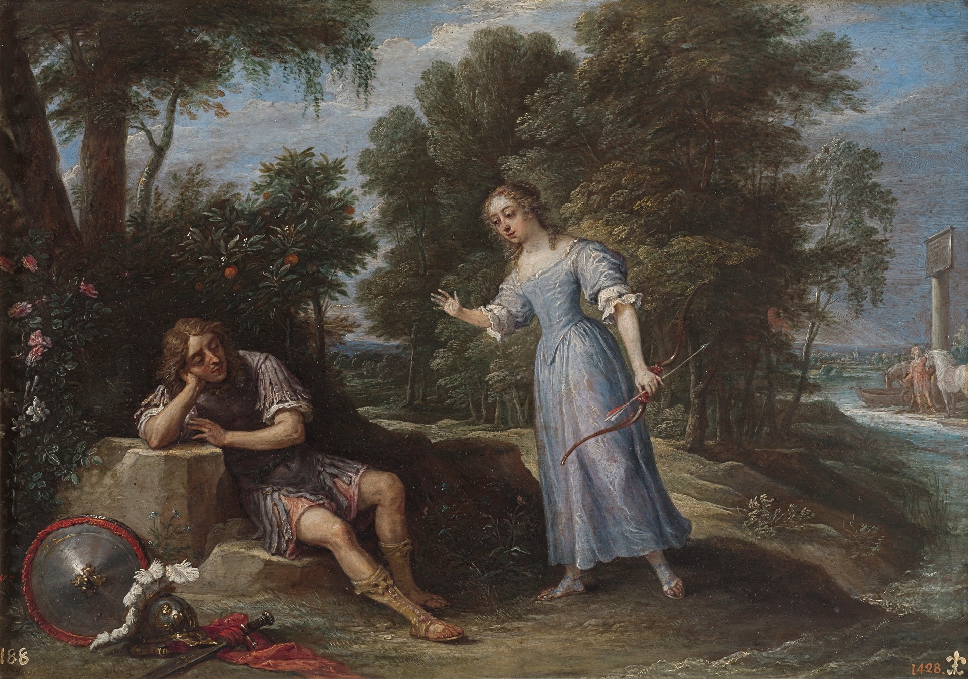 Rinaldo amoureux d'Armida - David Teniers le Jeune