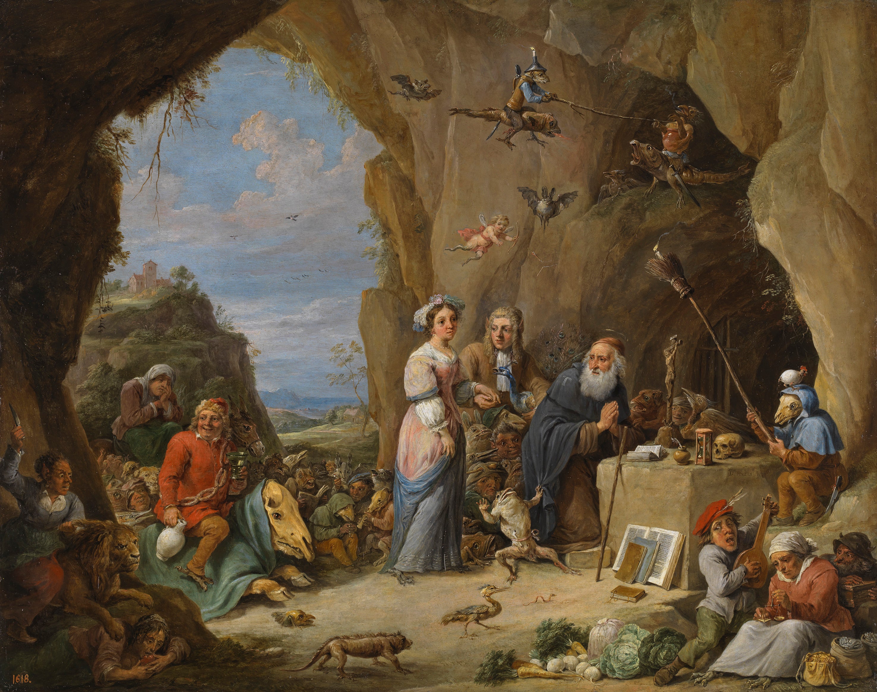 La Tentation de saint Antoine - David Teniers le Jeune
