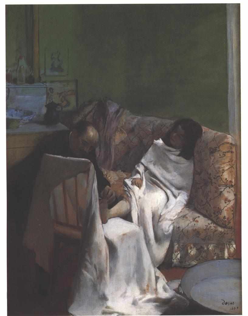 Reproduction du tableau « Le Pédicure - Edgar Degas » par Alpha Reproduction en peinture à l’huile