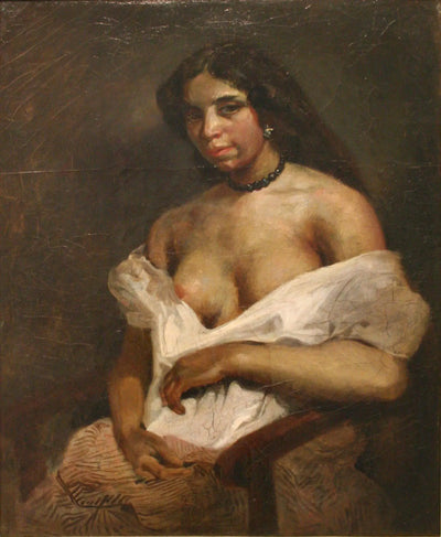 Reproduction du tableau « Aline la mulâtresse - Eugène Delacroix » par Alpha Reproduction en peinture à l’huile
