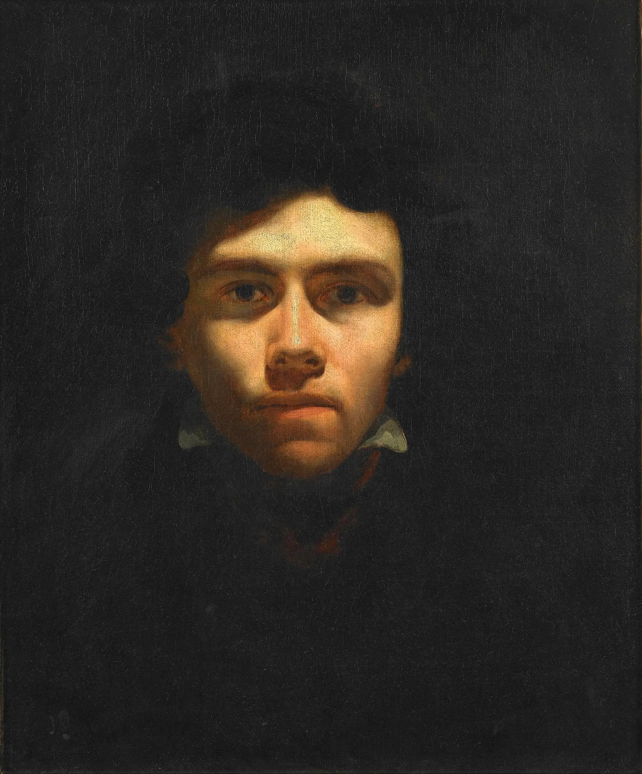 Reproduction du tableau « Portrait de Delacroix, peintre - Eugène Delacroix » par Alpha Reproduction en peinture à l’huile