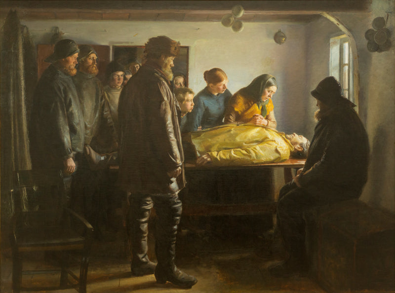 Le Pêcheur noyé - Michael Peter Ancher