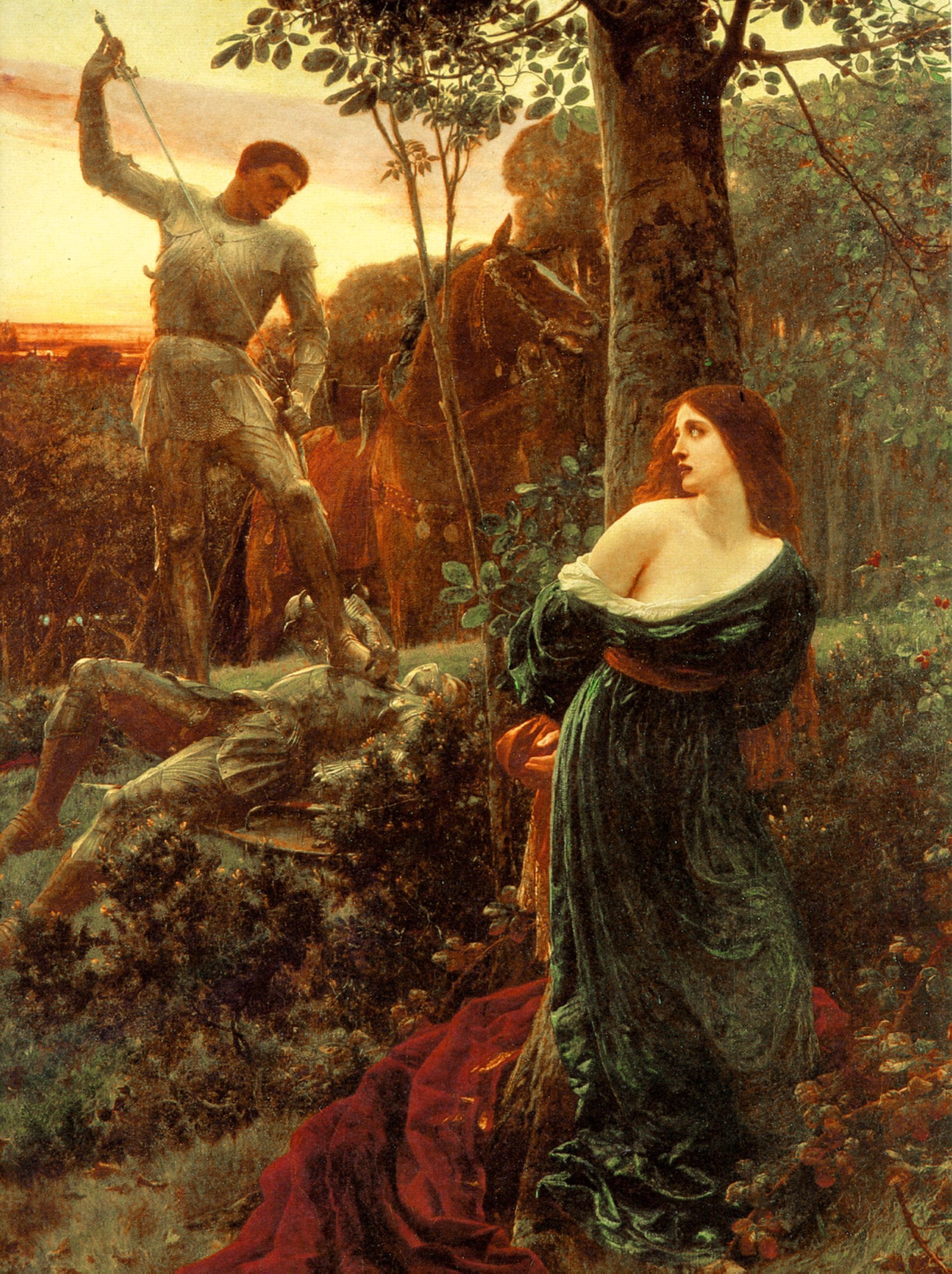 Chevalerie - Frank Bernard Dicksee