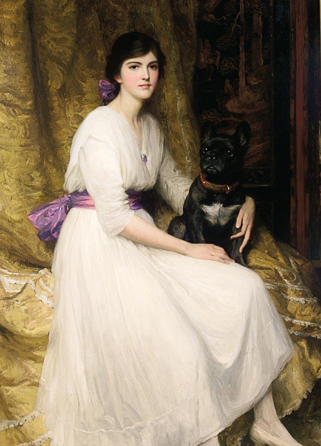 Portrait de la nièce de l'artiste, Dorothy - Frank Bernard Dicksee