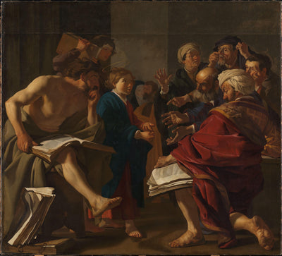 Le Christ parmi les Docteurs - Dirck van Baburen