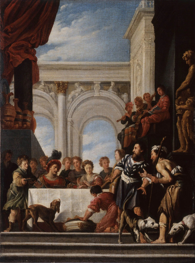 L'homme riche et Lazare (ou « Le festin d'Hérode ») - Domenico Fetti